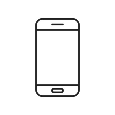 Cep Telefonu Düz Hat Simge Vektörü ResmiComment