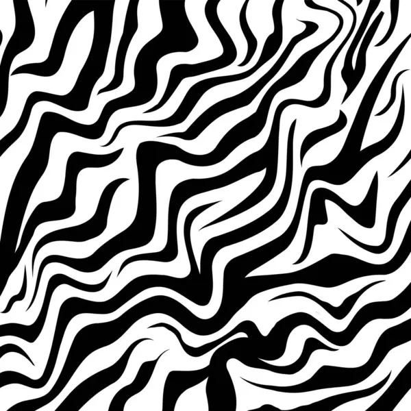 Zebra Çizgileri Siyah Beyaz Doku Kalıbı Vektör İllüstrasyonu