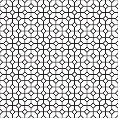 Geometrik İslami Desen Arkaplan Tasarım Vektörü İllüstrasyonu