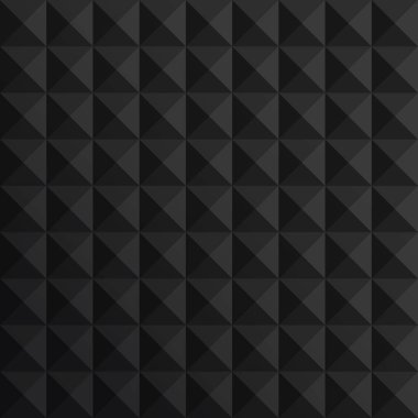 Siyah Geometrik Döşeme Kusursuz Desensiz Arkaplan Vektörü