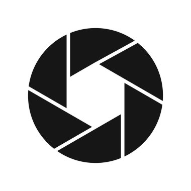 Kamera Panjur Açıklığı Düz Simge İzole Vektör ResimleriComment