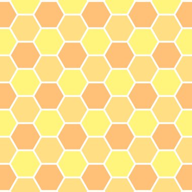 Renkli Bal Tarağı Altıgen Geometrik Desen Arkaplanı