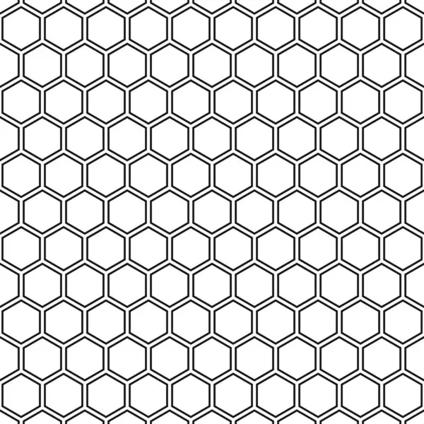 Altıgen Boşluk Geometrik Siyah Beyaz Desenli Arkaplan