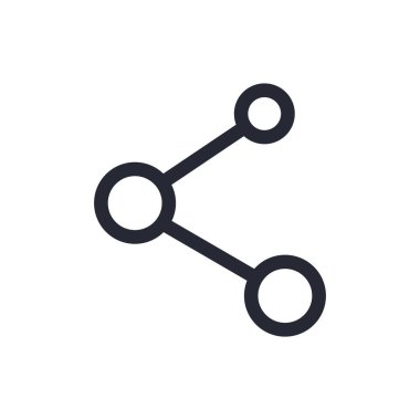 Özet Biçimi Simgesini Paylaş İzole Edilmiş Vektör İllüstrasyonu