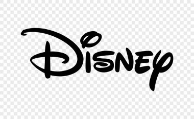Şeffaf arkaplan vektöründe Disney marka logosu