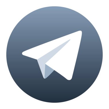 Telegram X Sosyal Medya Logo Vektörü