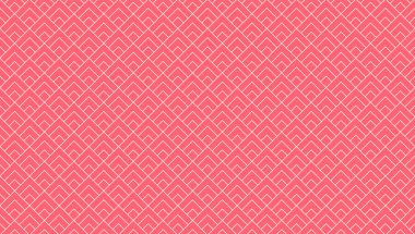 Pembe Beyaz Kusursuz Geometrik Desenli Arkaplan Vektör ResmiComment