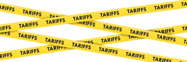 Tariffs Bariyeri Sarı Renk Kaydı Vektörü ResmiComment