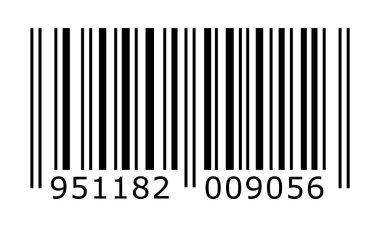 Ambalaj Barkod Numarası İş Alışveriş Vektörü İllüstrasyonu