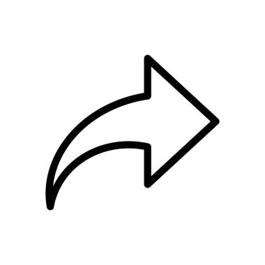 Okun ana hatlarını paylaş, izole edilmiş vektör illüstrasyonu