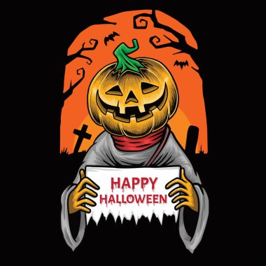 Kabak kafa tutma tahtası illüstrasyon vektörü 