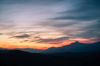 Renkli gün batımı, Doğa, seyahat