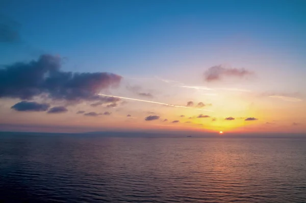 Moře Při Východu Slunce Příroda — Stock fotografie