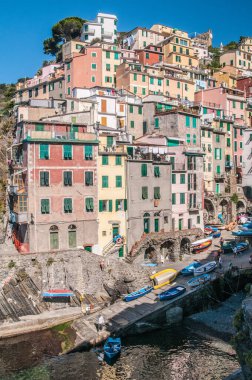  beautiful view of the old town. cinque terre, italy. 