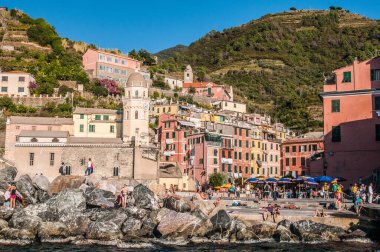 cinque terre, italy: beautiful view of the old town