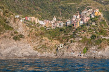  italy: beautiful view of the rown by sea