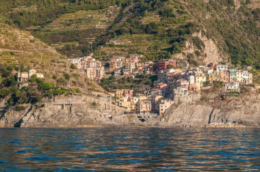  italy: beautiful view of the rown by sea