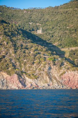 Akdeniz 'in güzel manzarası