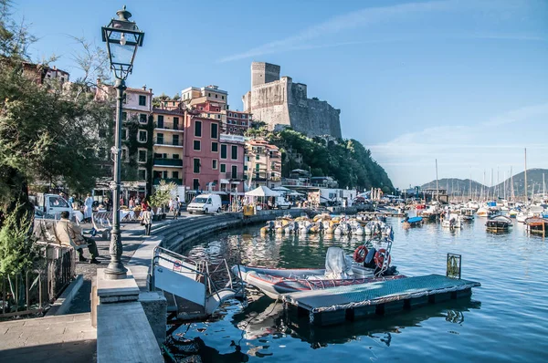 Schöne Landschaft Mit Booten Mittelmeer — Stockfoto