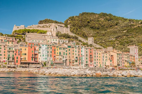 Cinque Terre Italy Beautiful View Old Town — 스톡 사진