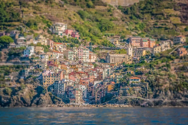 Cinque Terre Italy Beautiful View Old Town — 스톡 사진