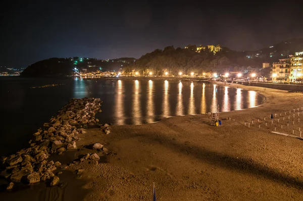 Island Mediterranean Sea Night — Stock Photo, Image