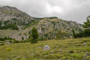 Dağlarla, doğayla güzel bir manzara.