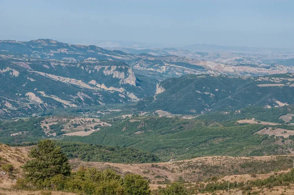 Peaks Mountains Valley Panorama — Stockfoto