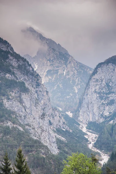 Dağlar Vadiler Alpler — Stok fotoğraf