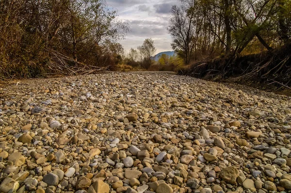 Dry River Bed Torrent Drought Arid River — Stock Photo, Image