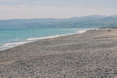 Akdeniz plajı, sahil ve kıyı, blu su,