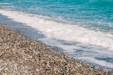 Akdeniz plajı, sahil ve kıyı, blu su,