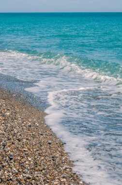 Akdeniz plajı, sahil ve kıyı, blu su,