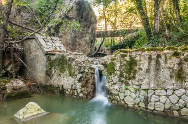 flowing river and rapids