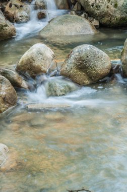 flowing river and rapids 