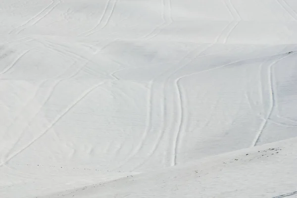 Besneeuwde Weiden Besneeuwde Velden Voor Piste Skiën — Stockfoto