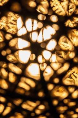 abstract home lamp, close uo