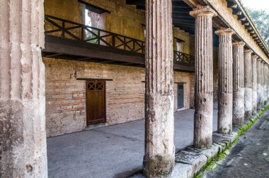 archaeological excavations Pompeii classic colonnades