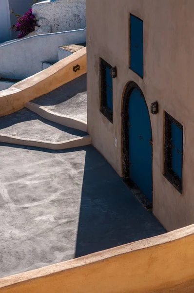 Dom Wyspie Santorini — Zdjęcie stockowe