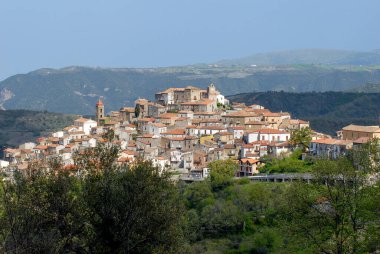 Mediterranean village on the hill