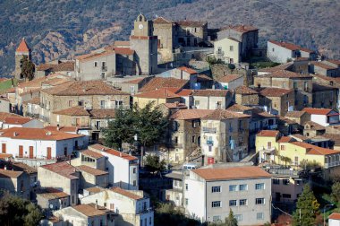 Mediterranean village on the hill