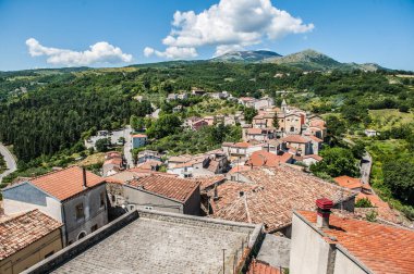 panoramic view of the historic center, panoramic view of the old town, watchtower, watchtower view