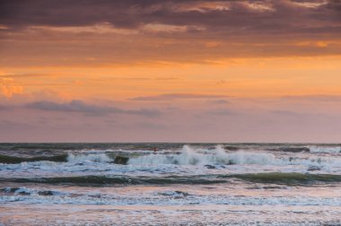 sea at sunrise, nature