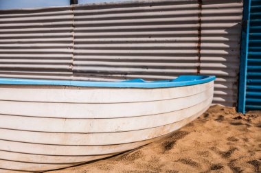 boat in the bathing beach