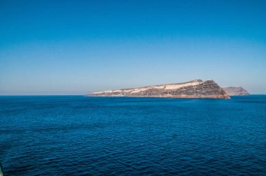 santorini greek island in the mediterranean sea