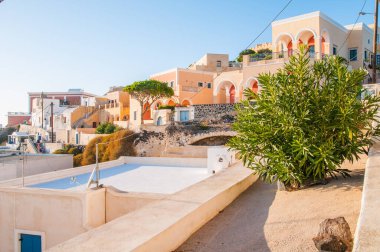 santorini greek island in the mediterranean sea