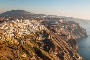 Greek city on the cliff