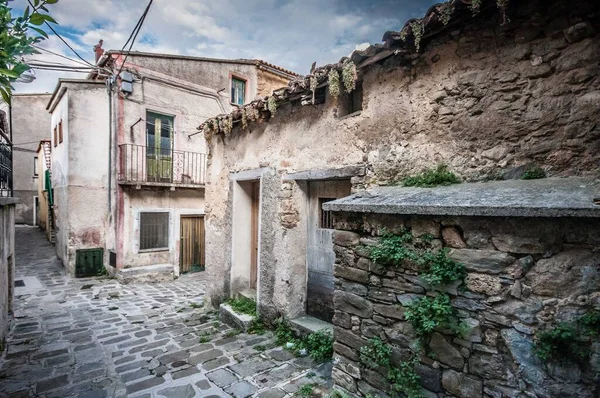 Facades Ancient Houses Alley — Stock Photo, Image