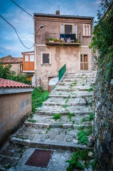 Facades Ancient Houses Alley — Stockfoto
