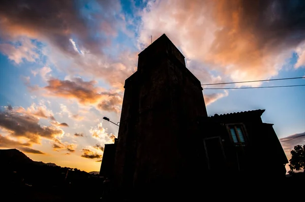 Башня Старом Городе Сторожевая Башня Историческом Центре — стоковое фото